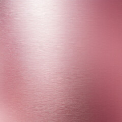 Fototapeta premium Brushed rose gold metal texture with horizontal hairline finish 