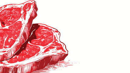 Fresh Meat Card Template for Butchery Farm Market Promotion - High-Quality Design