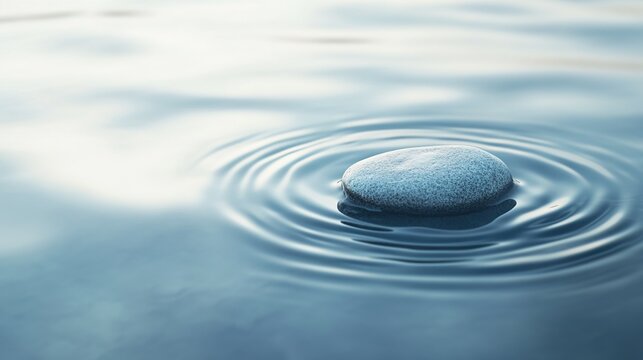 skipping. Stone skipping across water creating concentric ripples. lifestyle magazines, social media lookbooks, designed for influencer and brand collaborations, used by project managers.