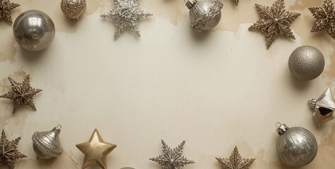 Christmas and New Year Theme Background with Space for Adding Text