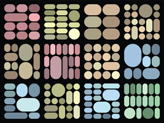 Professional pill bento grid bundle ideal for organized modular layouts and graphic design