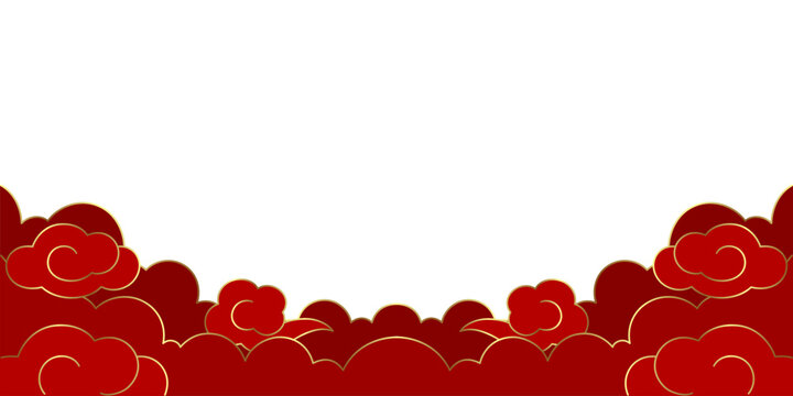 background chinese new year banner vector pattern cloud