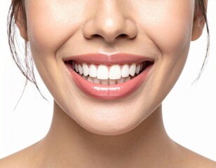 Obraz premium close up of a young woman smiling