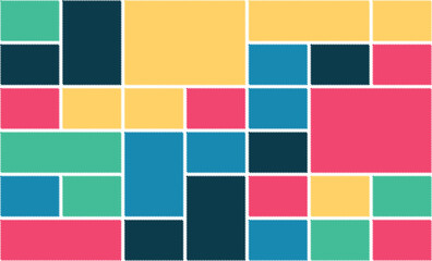 Wavy style bento grid layout pack for creative digital designers