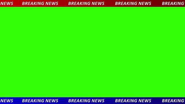 Breaking News Template intro for TV broadcast news show program with 3D breaking news text and badge, against global spinning earth cyber and futuristic style. Motion graphics of news background.