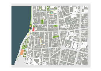 Fototapeta premium taipei figure ground