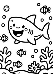 "Magical Underwater World&rdquo; is a series of 15 coloring illustrations with a title page. This children&rsquo;s set features charming underwater characters and ocean scenes that inspire creativity.