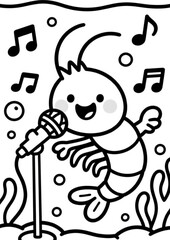 "Magical Underwater World&rdquo; is a series of 15 coloring illustrations with a title page. This children&rsquo;s set features charming underwater characters and ocean scenes that inspire creativity.