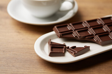 ビター板チョコレートのイメージ