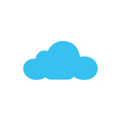 Obraz premium Weather Icon Vector illustration blue rainy design.