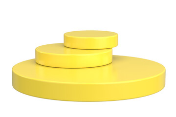 Modern Product Podium. 3D Backdrop. 3D illustration.