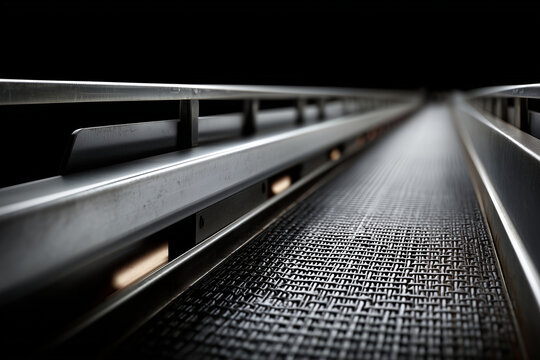 a side shot side angle of conveyor belt where. This is going to be used for a website banner so make it accordingly it has to be c