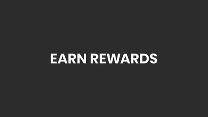 Earn Rewards Swirly Lines Text Animation 4K – Incentive CTA for Loyalty Programs, Bonus Offers, and Gamified Systems