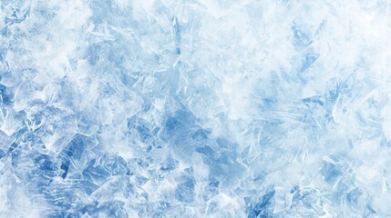 Fototapeta premium A top-down view of icy ocean textures, featuring deep blue tones, subtle cool details, and a refreshing look suitable for frozen backgrounds in video games or digital art design projects.