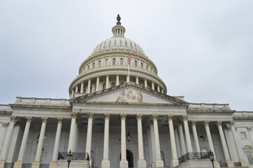 Obraz premium The United States Capitol Building in Washington DC famous Historic Landmark in USA.