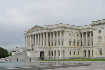 The United States Capitol Building in Washington DC famous Historic Landmark in USA.