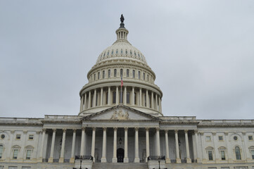 Fototapeta premium The United States Capitol Building in Washington DC famous Historic Landmark in USA.