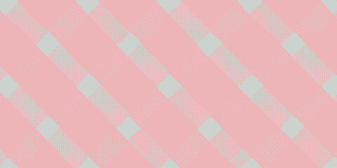 Pastel pink background with diagonal light green stripes and square shapes repeating pattern design