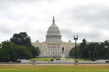 The United States Capitol Building in Washington DC famous Historic Landmark in USA.