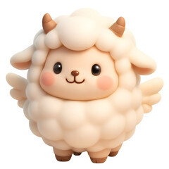 Naklejka premium cute sheep