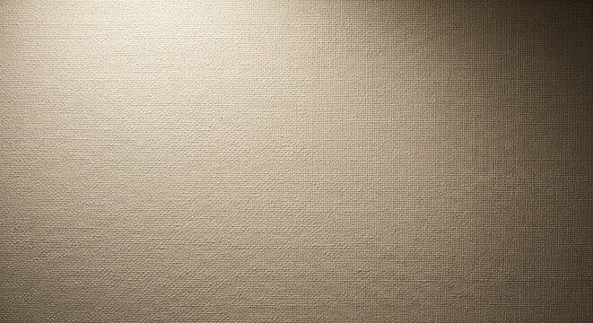 Ramie fabric texture background in warm ivory natural fibers - Powered by Adobe
