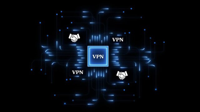 VPN tools or neon box. Multi function forhand vpn technology motion background. Multi hand vpn systems, Automate daily Tasks Smart AI solutions improve efficiency, Automate repetitive work. 4k ...