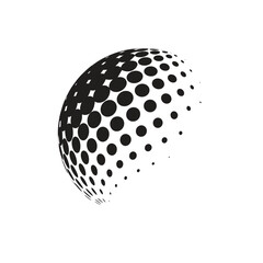 Modern Minimalist Globe Icon with scalable Vector Illustration Isolated on White