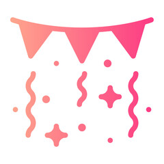 confetti gradient icon