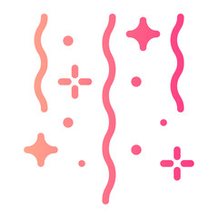 confetti gradient icon