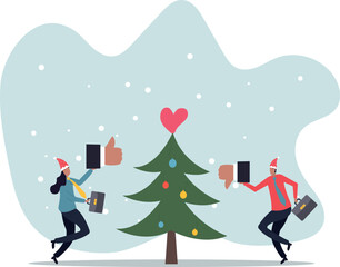 Social feedback, opinion or business advice, employee discussion, debate or customer comment, social media positive and negative feedback,about a man and his life.