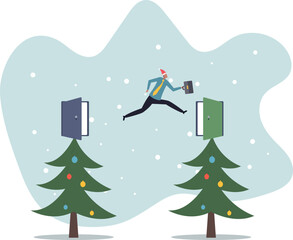 Change job, career transition or move to new opportunity, employee turnover, resignation or leave company, new job, employment,about a man and his life.