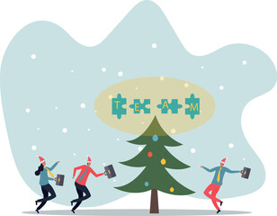 Team puzzle jigsaw connect, teamwork solving problem or cooperation for team success, collaboration idea, colleague work together .about a man and his life.