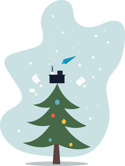 Success leadership or positive office atmosphere, winning work strategy, happiness in workplace or career development,about a man and his life.