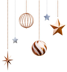 3D素材_クリスマスオーナメント