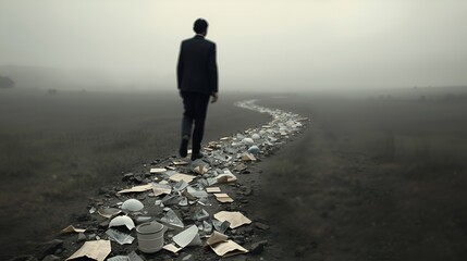 Lucid Origin &ndash; A Blurred Figure Walking Away into the Distance