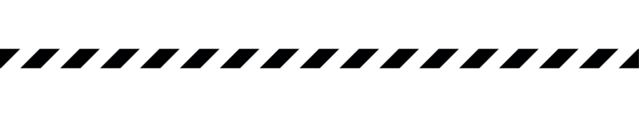 A simple image of a black and white striped line running horizontally across a white background space