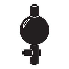 Laboratory Pipette Bulb glyph icon