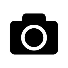 Photo Camera Icon – Minimal Camera Symbol, Photography and Snapshot Icon.
