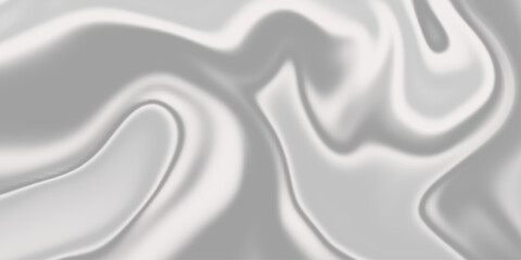White Marble Pattern. Gray Abstract Fluid Pattern Color. Marble Grey Ink Wavy Liquid Texture. Abstract smooth elegant white fabric silk texture soft background ,flowing satin waves and Smooth elegant 