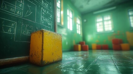 Classroom Yellow Cube.