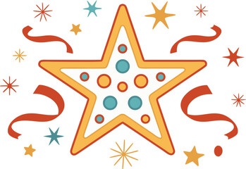 vector illustration of a star
