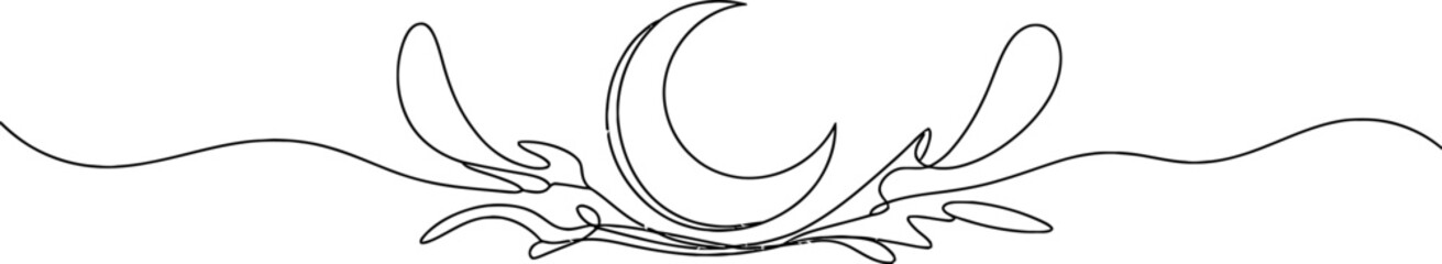 Minimalist one line drawing of a man sitting on a toilet reading a newspaper, single continuous stroke art illustration vector graphic. Vector