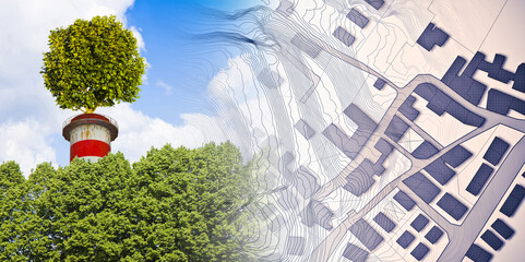 GREEN INDUSTRIAL CONVERSION IN OUR CITIES, ENVIRONMENTAL REGENERATION - Zero CO2 emissions concept...