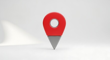red map pointer