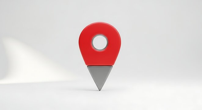 red map pointer