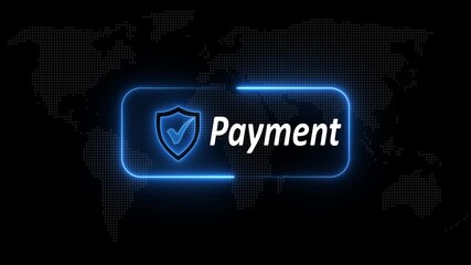 Secure online payment concept on the transparent background. Secure transaction process. Protecting money and finance data with innovative online technology. Modern financial technology concept - Powered by Adobe