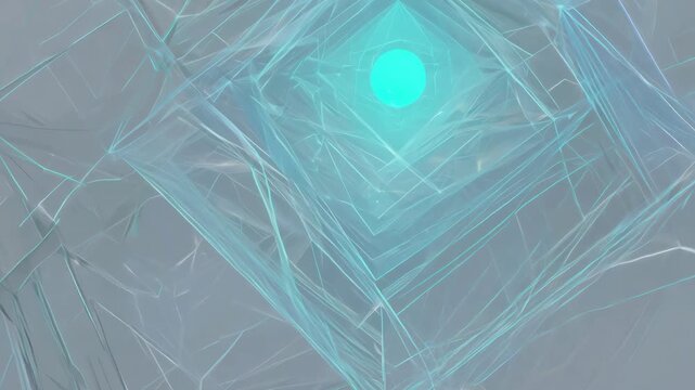 Abstract Ice Crystal Pattern for Winter Design and Background Concepts