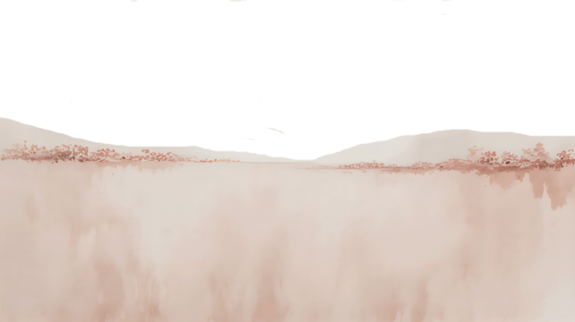 Close up of a torn paper edge with a rough texture and pinkish hue isolated on transparent background