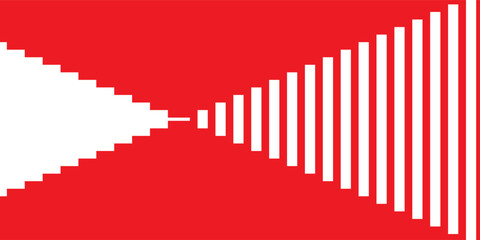 The red squares are stacked in many layers.