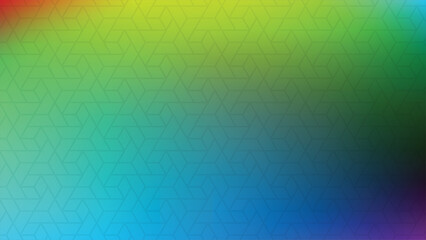 Geometric Pattern Background with Rainbow Gradient